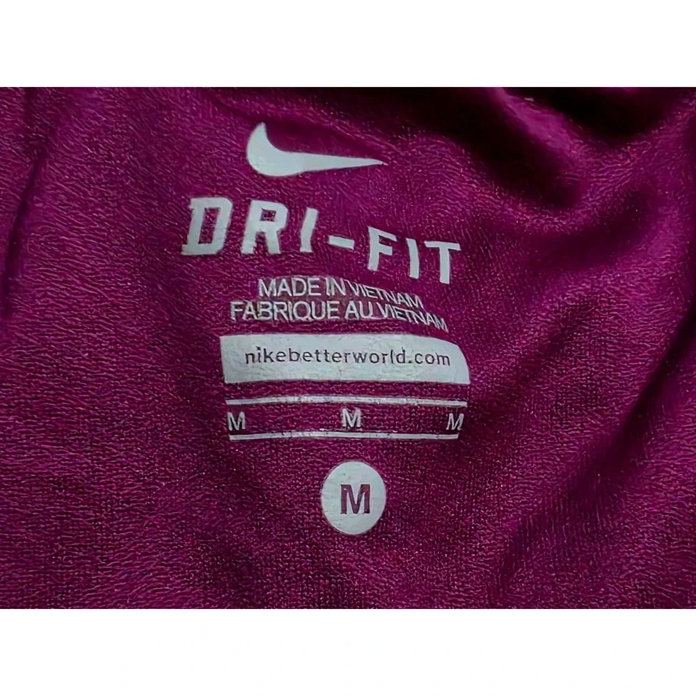 Nike Dri-FIT Tempo Running Shorts Womens Medium Purple‎ Pink Mesh Athletic Gym
